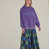 Decka / Checkered Maxi Skirt • Green