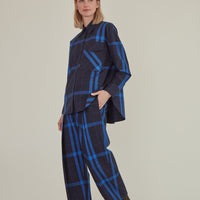 Note to Self / Tartan Plaid Shirt • Navy