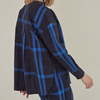 Note to Self / Tartan Plaid Shirt • Navy