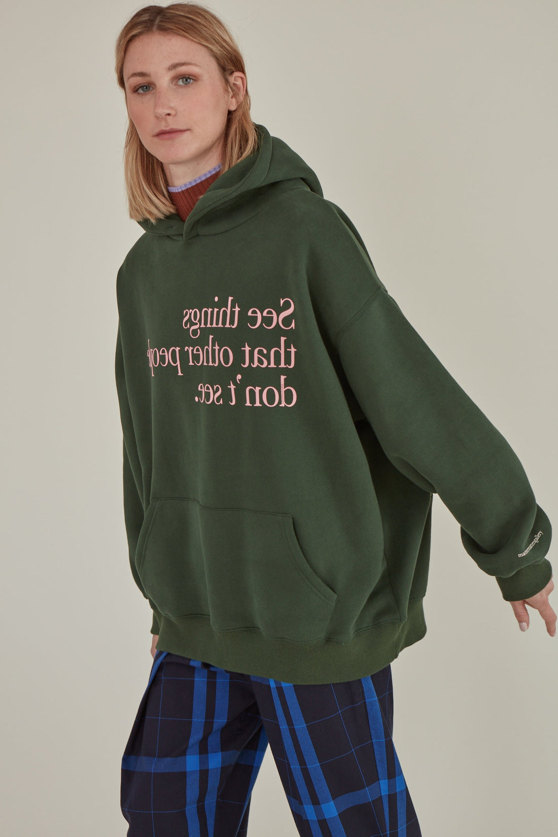 See Things / Oversized Hoodies • Green