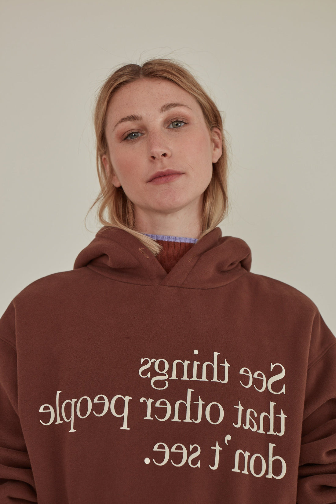 See Things / Oversized Hoodies • Brown