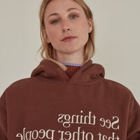 See Things / Oversized Hoodies • Brown