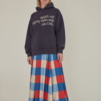 Secka / Checkered Maxi Skirt • Red