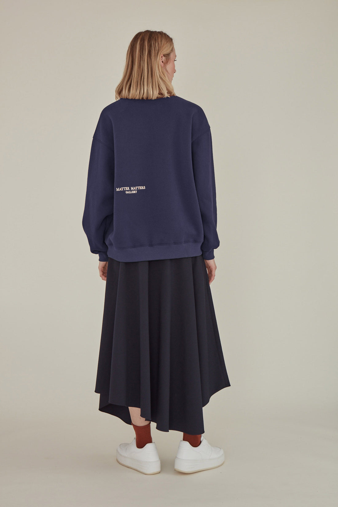 Be Amusing / Oversized Sweatshirt • Navy