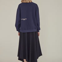 Be Amusing / Oversized Sweatshirt • Navy
