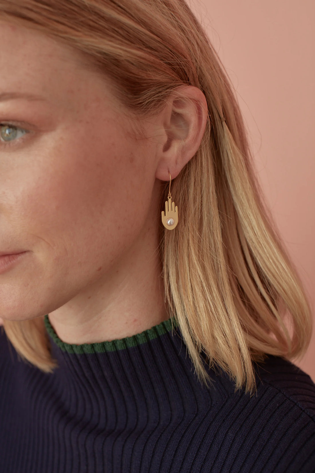 Chance Earrings • Gold / Pearl