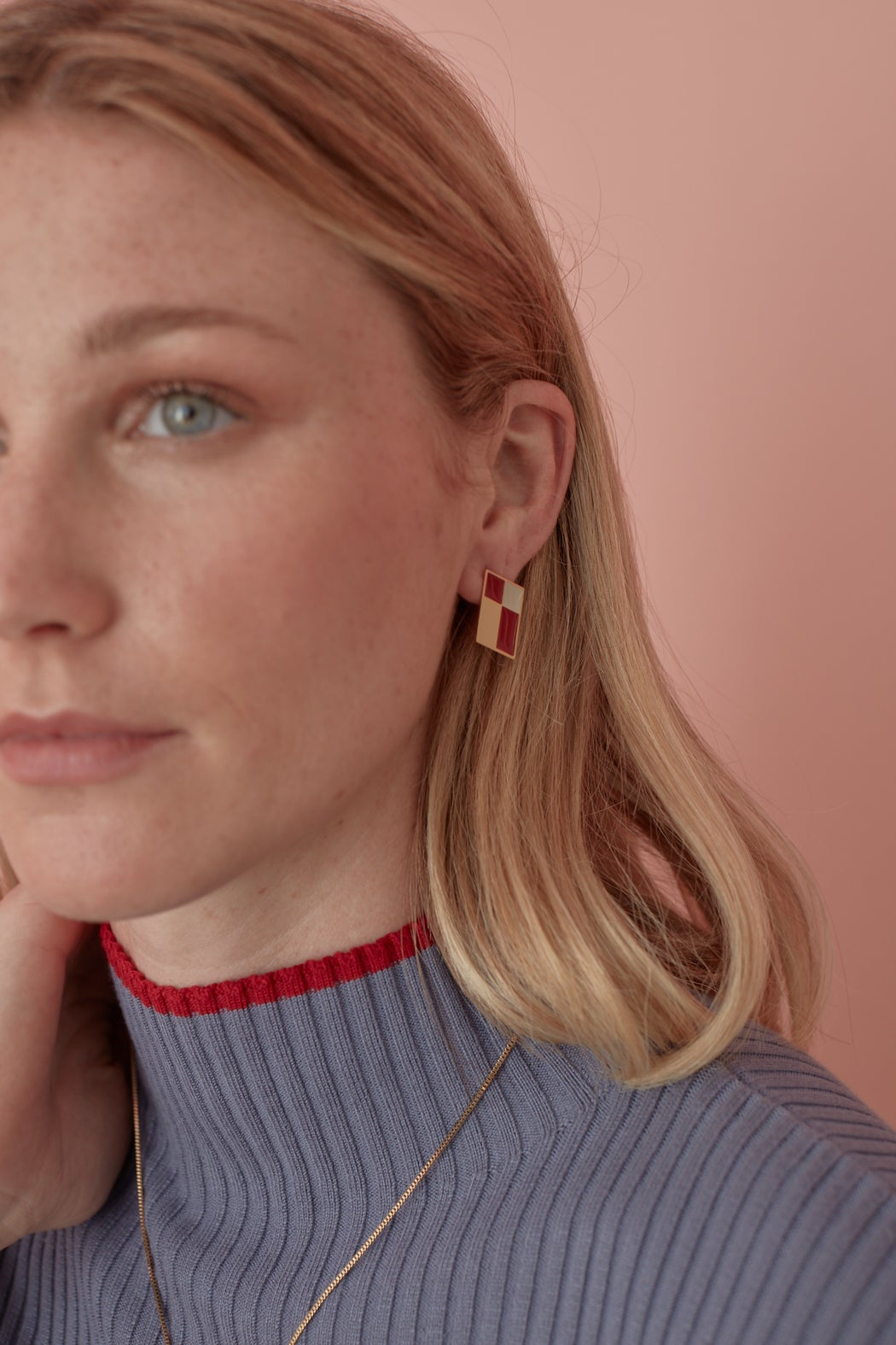 Kite Studs • Maroon