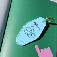 MMG Keyring • Light Blue • Pick two.