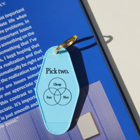 MMG Keyring • Light Blue • Pick two.