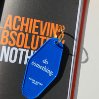 MMG Keyring • Cobalt • Do something.