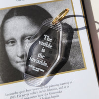 MMG Keyring • Transparent • The visible is the invisible.
