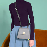 Trapezoid Shoulder Bag • Grey