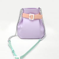 Mini Bucket Chained Bag • Lilac