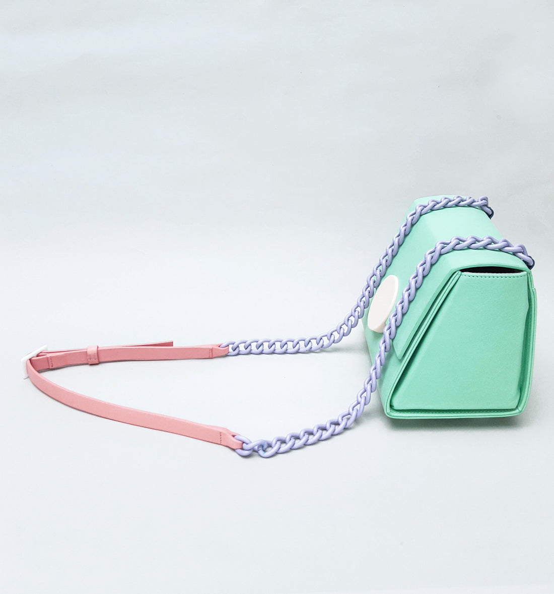 Mini Trapezoid Shoulder Bag • Mint