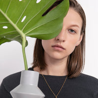 Mountain Necklace • Black & Maroon