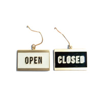 Open & Closed / Earrings • Black