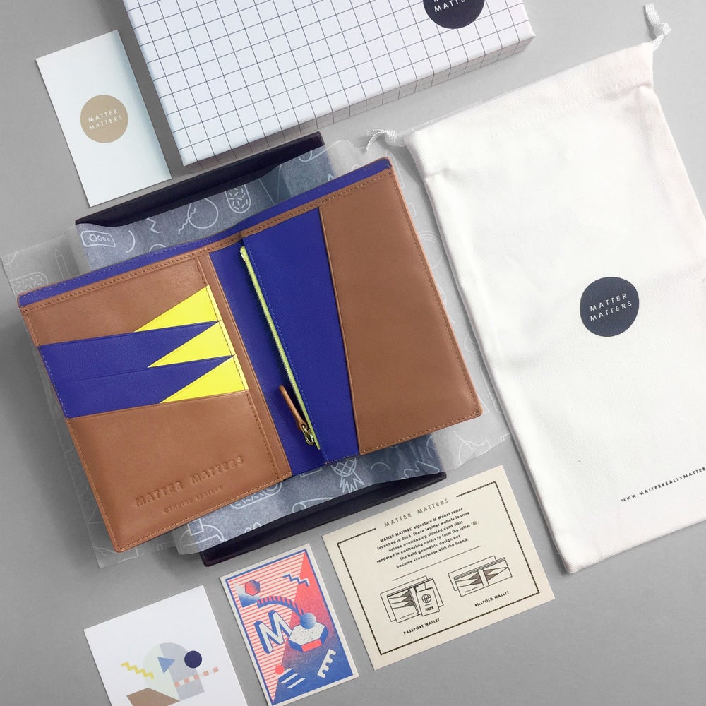 Bauhaus Passport Wallet • Brown