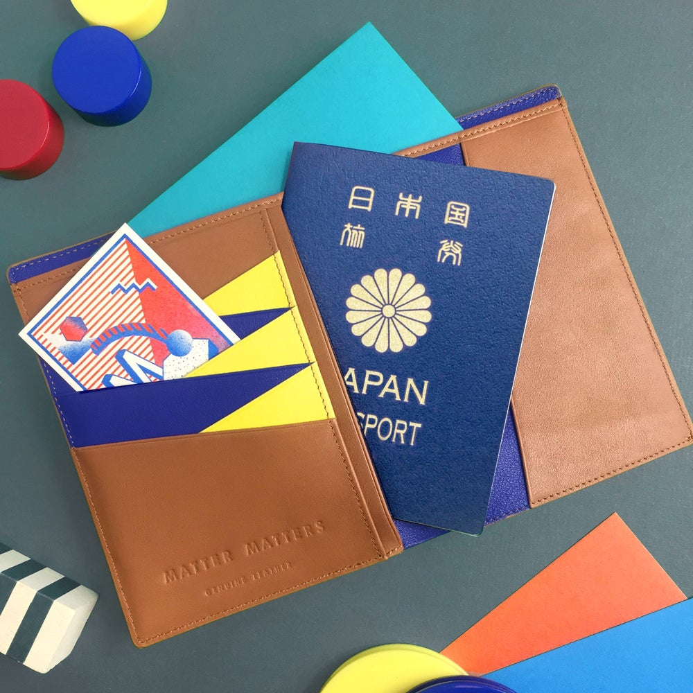 Bauhaus Passport Wallet • Brown