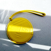 Phase Round Coin Purse • Yellow