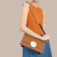 PYTHAGORAS' Shoulder Bag • Brown