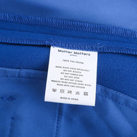 'HELLO' / Wide-leg Boyfriend Pants • Ultramarine