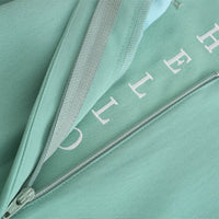 'HELLO' / Wide-leg Boyfriend Pants • Mint