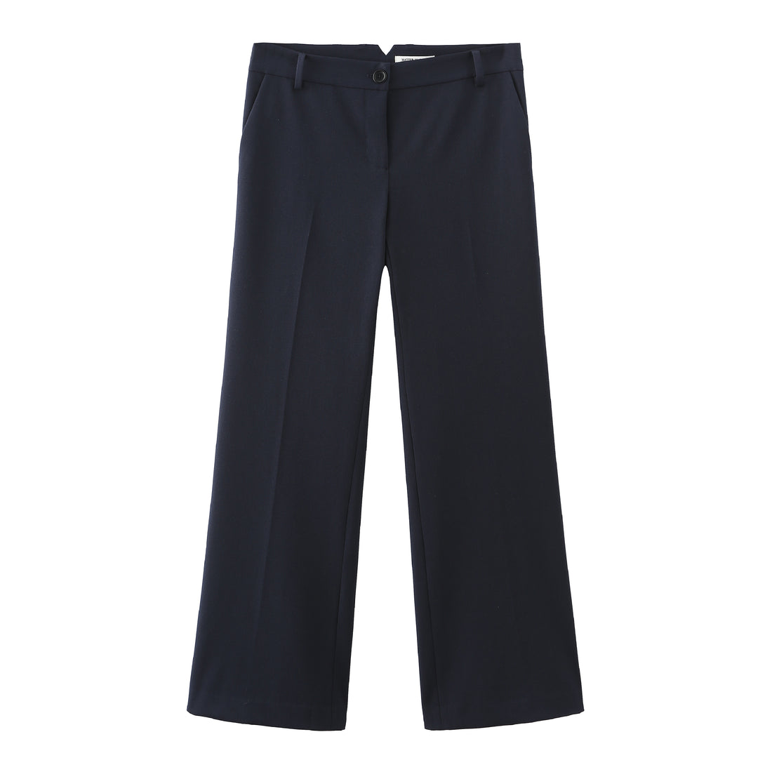 'HELLO' / Straight Fit Trousers • Navy