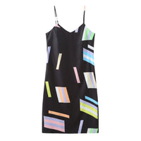 'GEO' Tank dress / Black