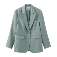 The Boyfriend Blazer • Dark Celadon