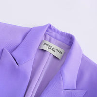 The Boyfriend Blazer • Lilac