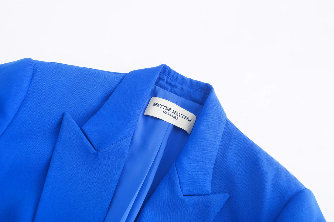 The Boyfriend Blazer • Ultramarine