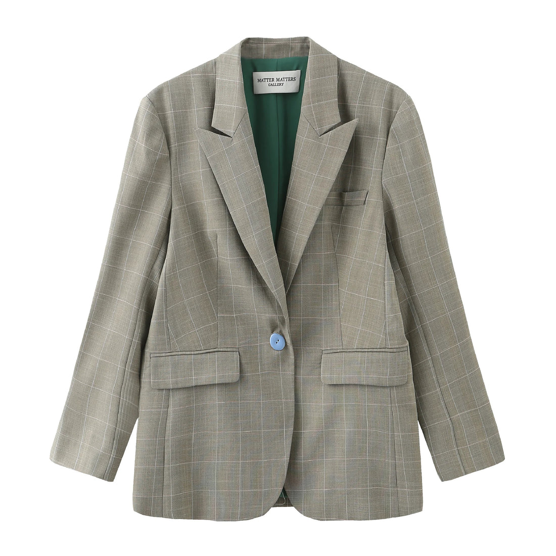 The Boyfriend Blazer • Checkered