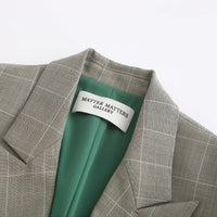 The Boyfriend Blazer • Checkered