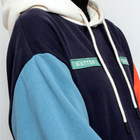 Stoic / Colour-block Hoodies • Navy