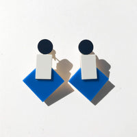 Baho Earrings • Blue