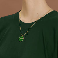 Not for Everyone / Reversible Necklace • Purple & Green