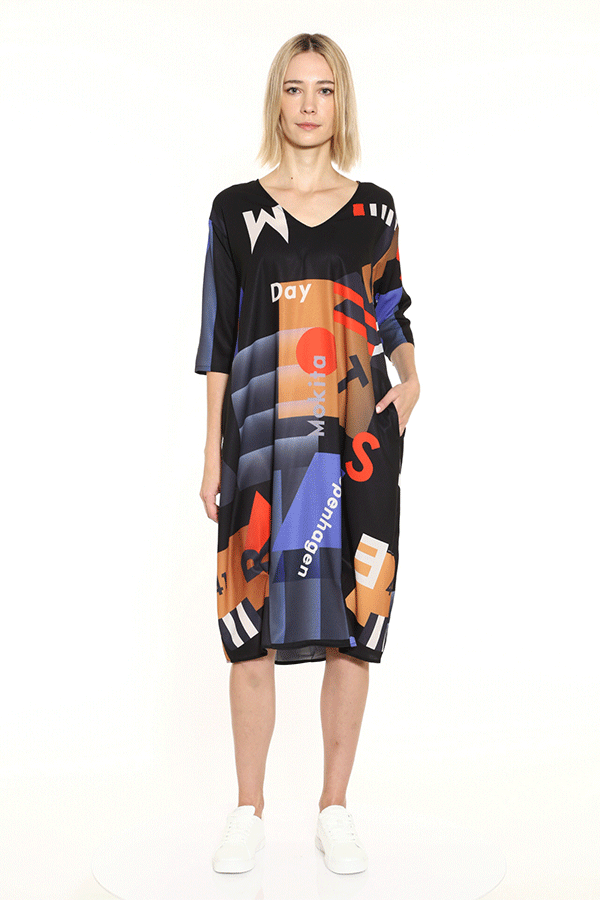 Mokita / Midi Summer Dress • Black