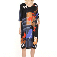 Mokita / Midi Summer Dress • Black