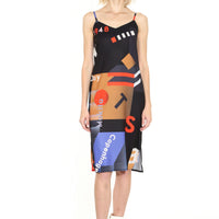Mokita / Pattern Tank Dress • Black