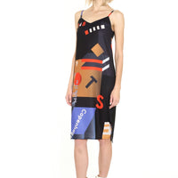 Mokita / Pattern Tank Dress • Black