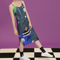 Mokita / Pattern Tank Dress • Grey