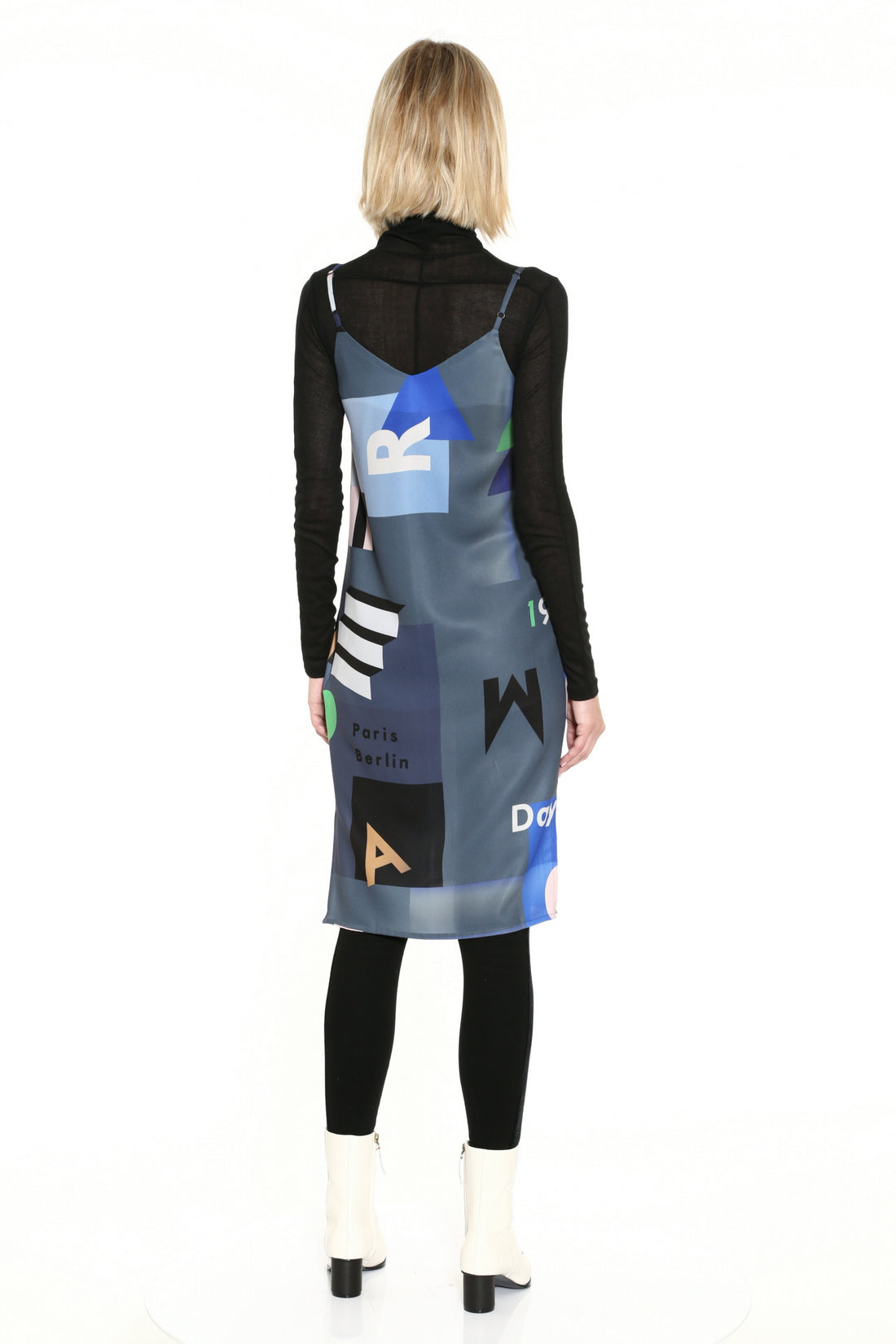 Mokita / Pattern Tank Dress • Grey