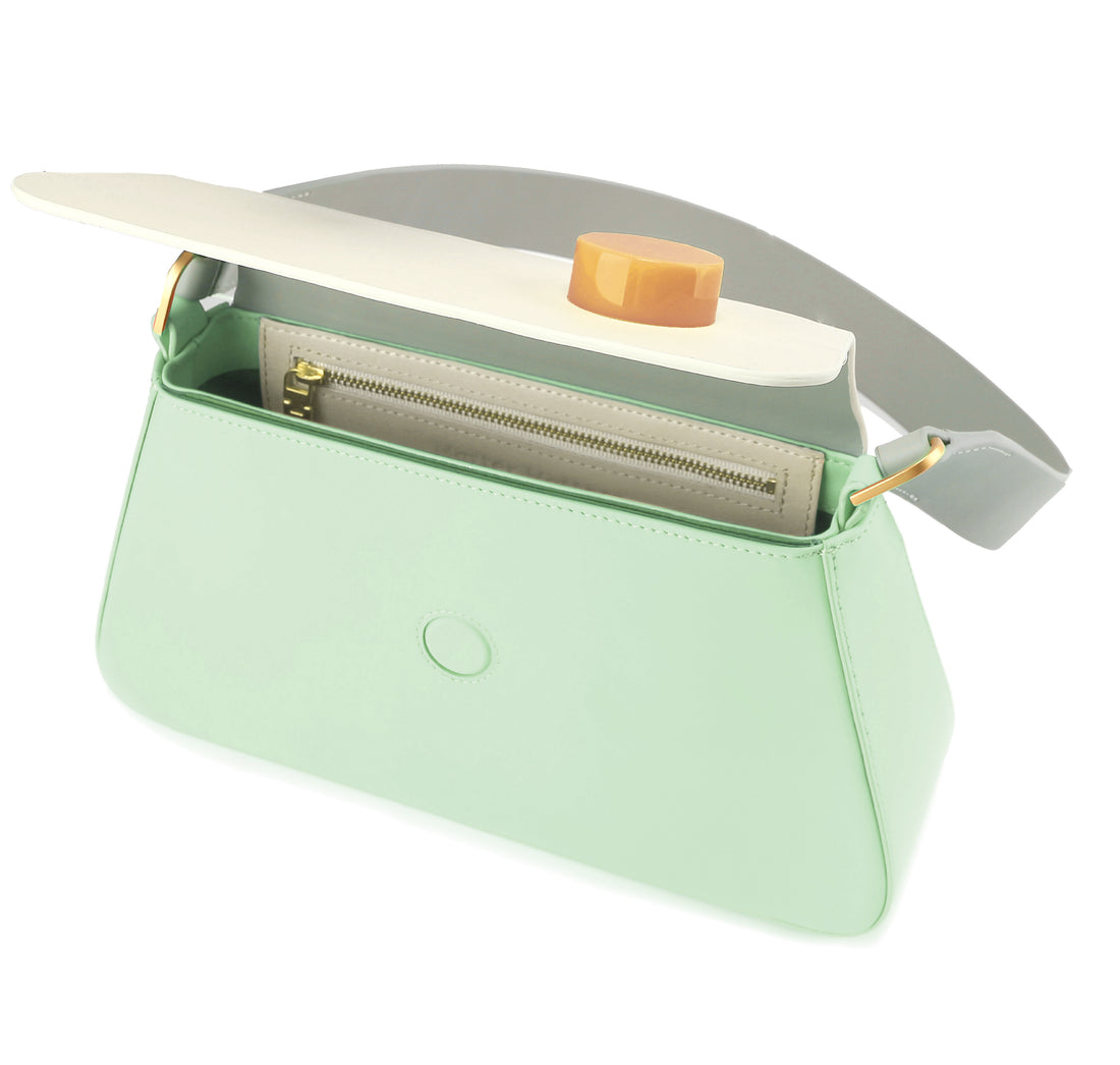 Alice Flap Shoulder Bag • Light Mint