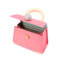 Diva Satchel Bag with Strap • Peach Blossom