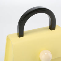 Diva satchel Bag with Strap • Lemon Sorbet