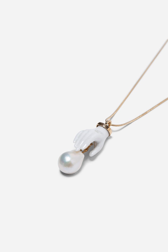 Little Hand Pearl Pendant