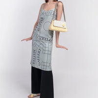 'Not' / Pattern Tank Dress • Grey