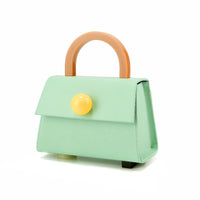 Diva Satchel Bag with Strap • Light Mint