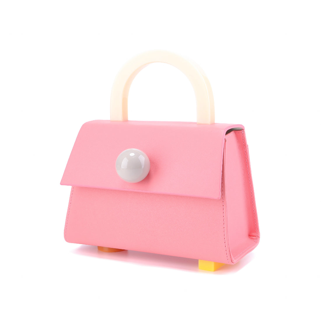 Diva Satchel Bag with Strap • Peach Blossom