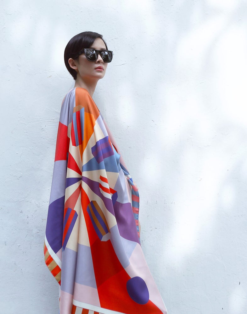 Matter Matters Pink Time Square Scarf